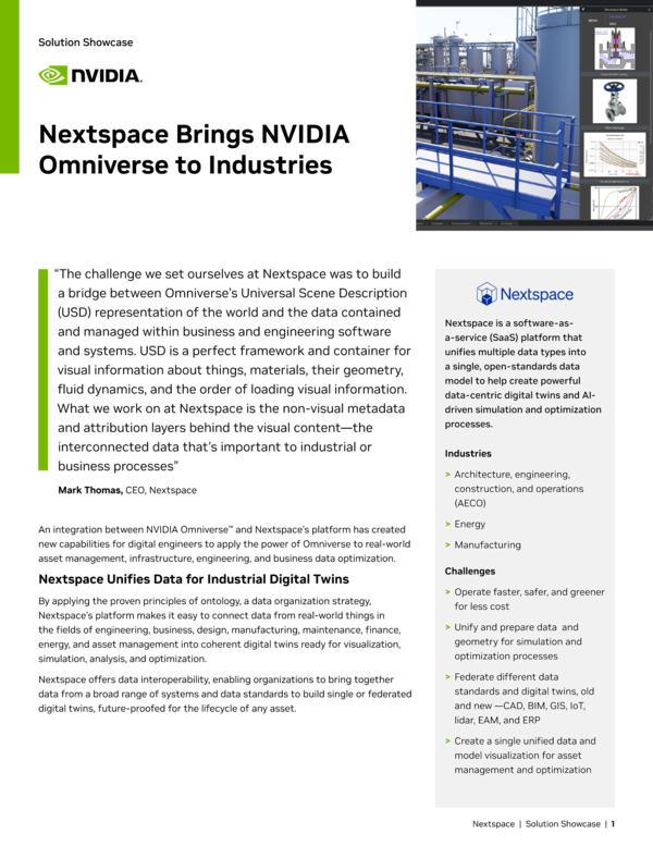 Nextspace Brings NVIDIA Omniverse to Industries